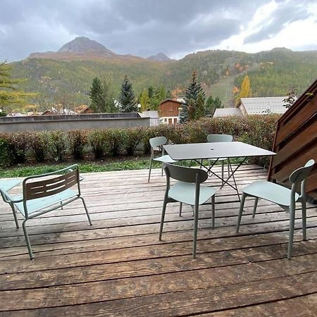Appartement 4 Pers Grande Terrasse Vue Pistes Ski Saint-Chaffrey Exteriör bild